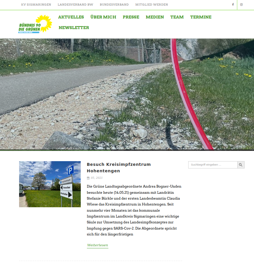 Website Andrea Bogner-Unden